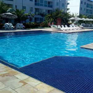 Flat Excelente Em Palm Village Acqua Frente As Piscinas Apartamento